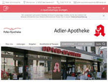 Tablet Screenshot of adler-apotheke-badsassendorf.de